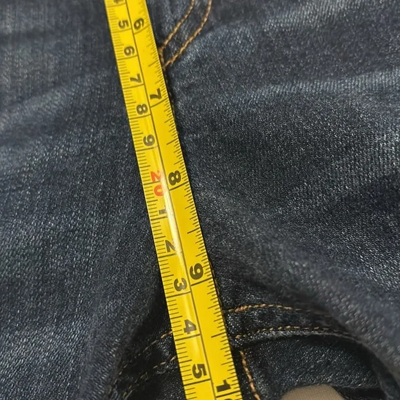 rag & bone Collette Capri jeans SZ 30 distressed dark rinse skinny leg soft - Picture 10 of 13